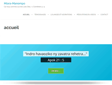 Tablet Screenshot of miaramanompo.org